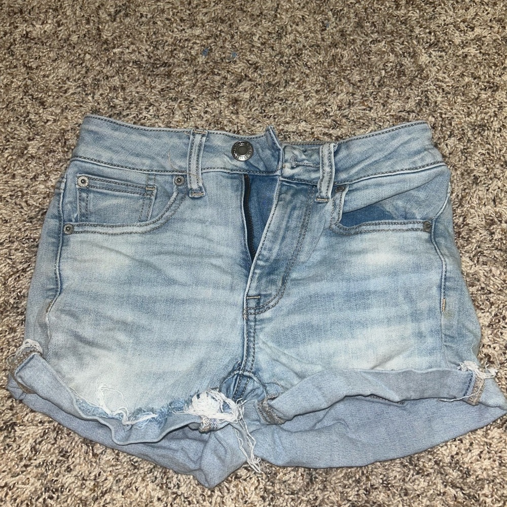 American Eagle Denim Blue Women's Shorts